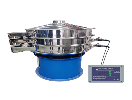 Ultrasonic rotary vibrating screen